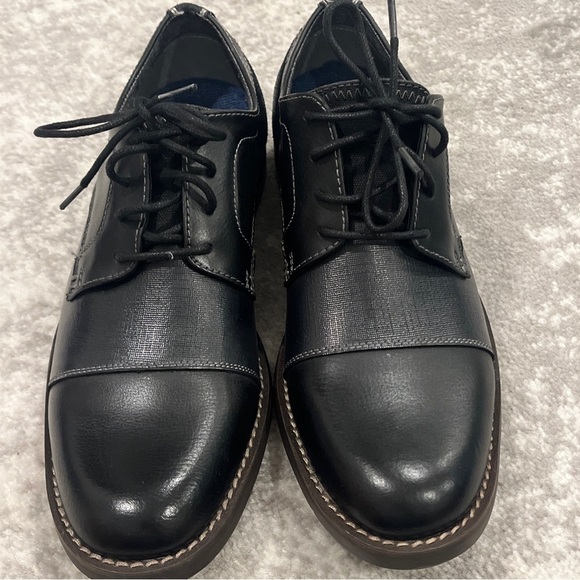 Men\'s Penguin By Munsingwear Leather Oxford Derby Dress Shoes US 8.5 Blue main image 7
